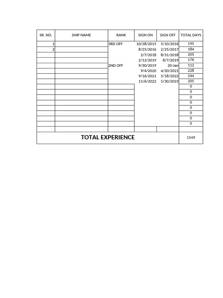 Days Calculation | PDF