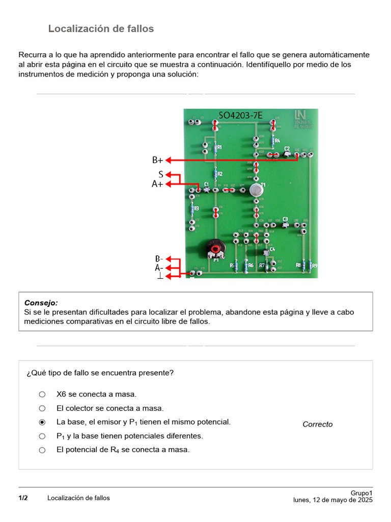 Transistor Ejercicio 5 | PDF