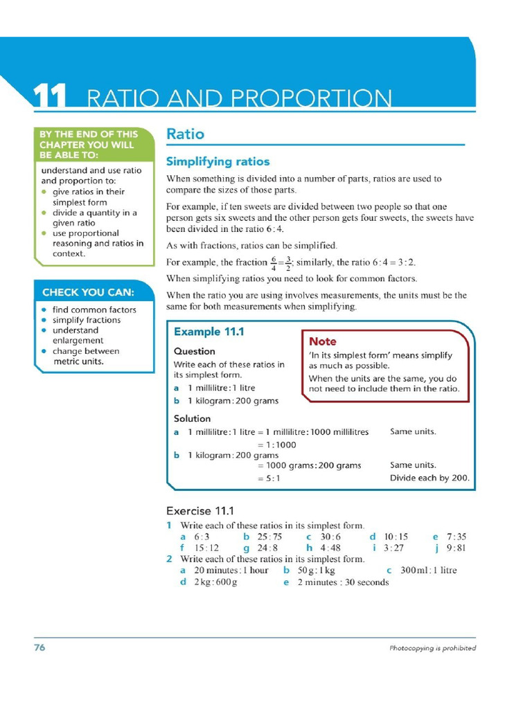 Ratios Part1 | PDF