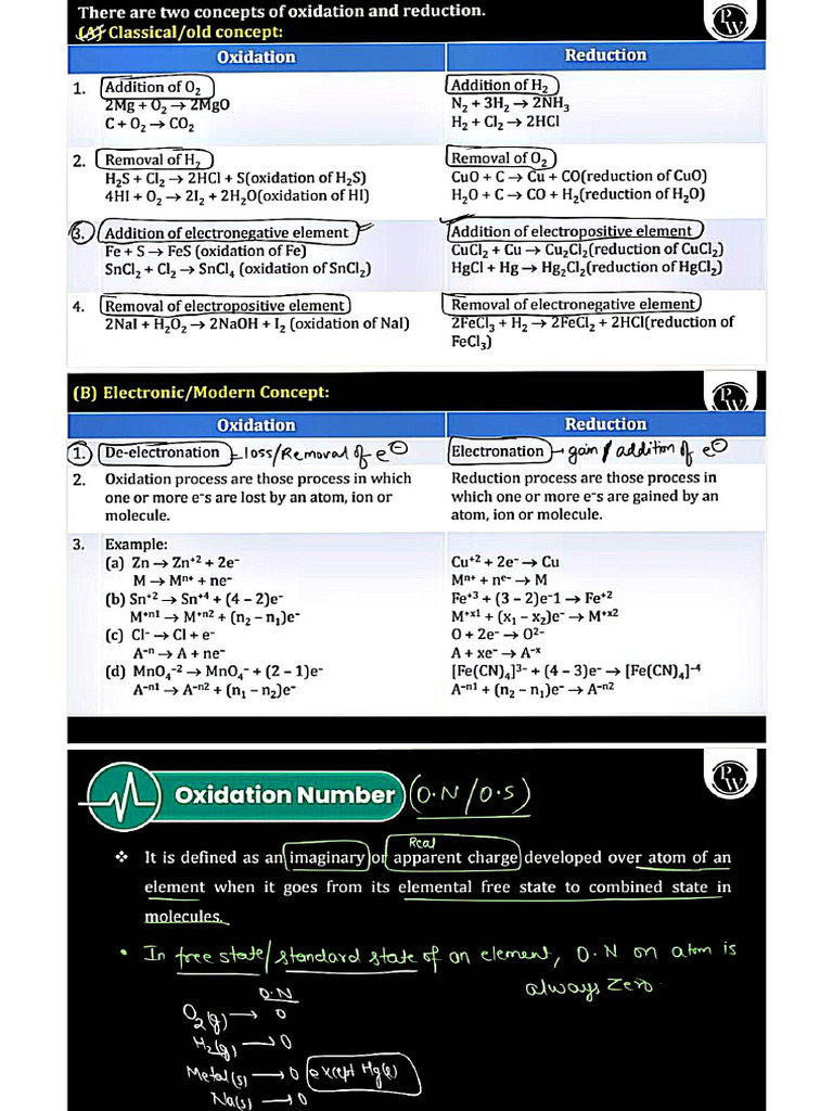 Redox RXN | PDF