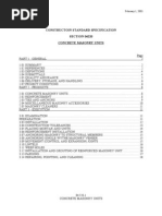 04220 Concrete Masonry Unit