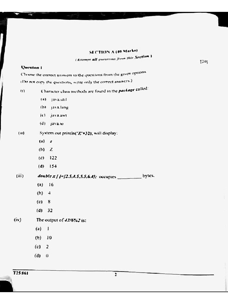 Computer Paper of Icse Class 10 Board | PDF