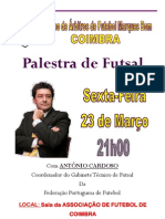Cartaz Da Palestra de Futsal