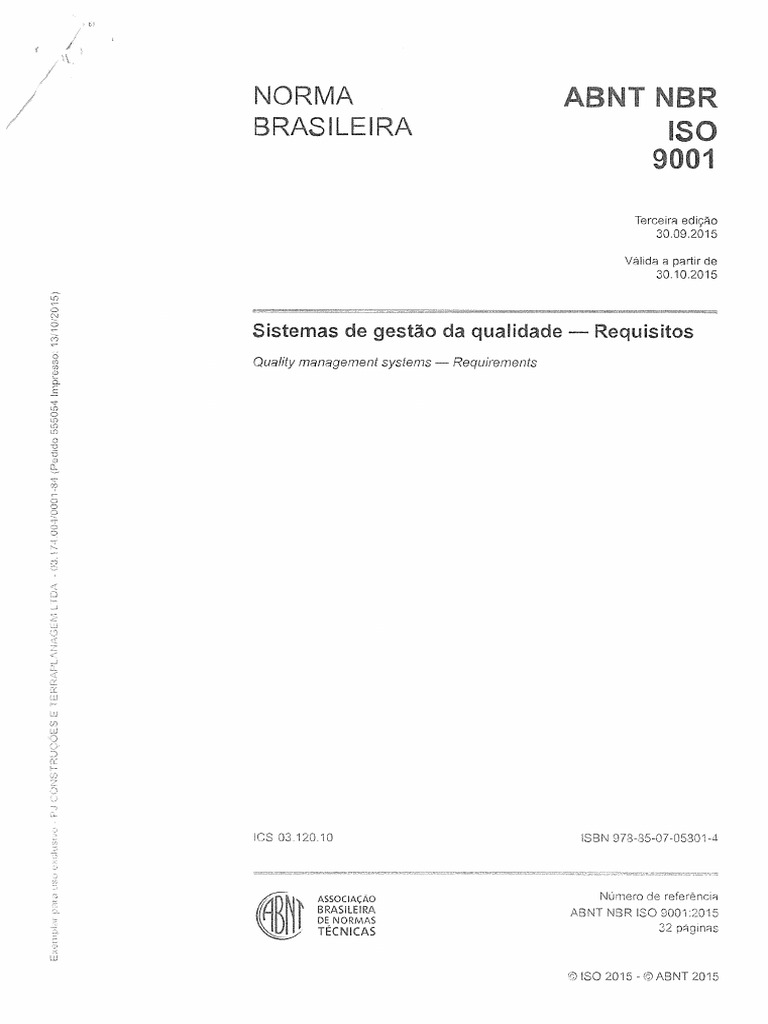 Iso 9001-2015 | PDF