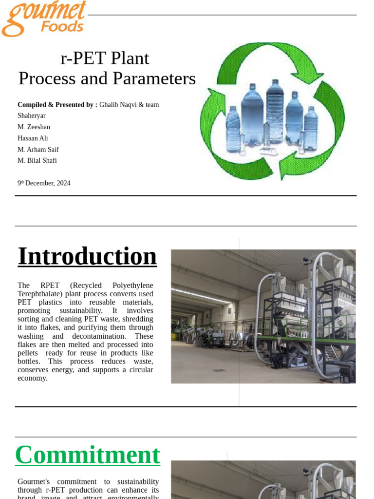 r-PET Plant Process Overview | PDF | Extrusion | Mechanical Engineering