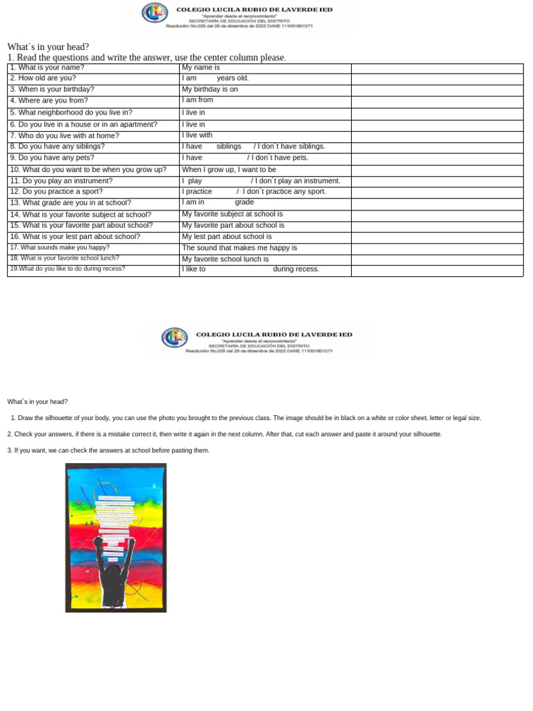 Personal Reflection Activity Template | PDF