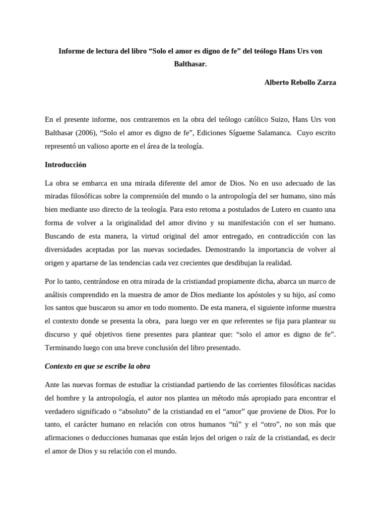 El Amor Mayor Acto de Fe | PDF | Amor | Teología