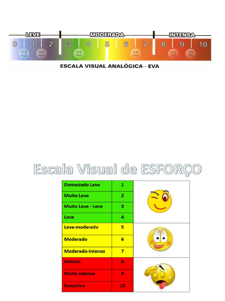 Escala de Borg e Eva | PDF