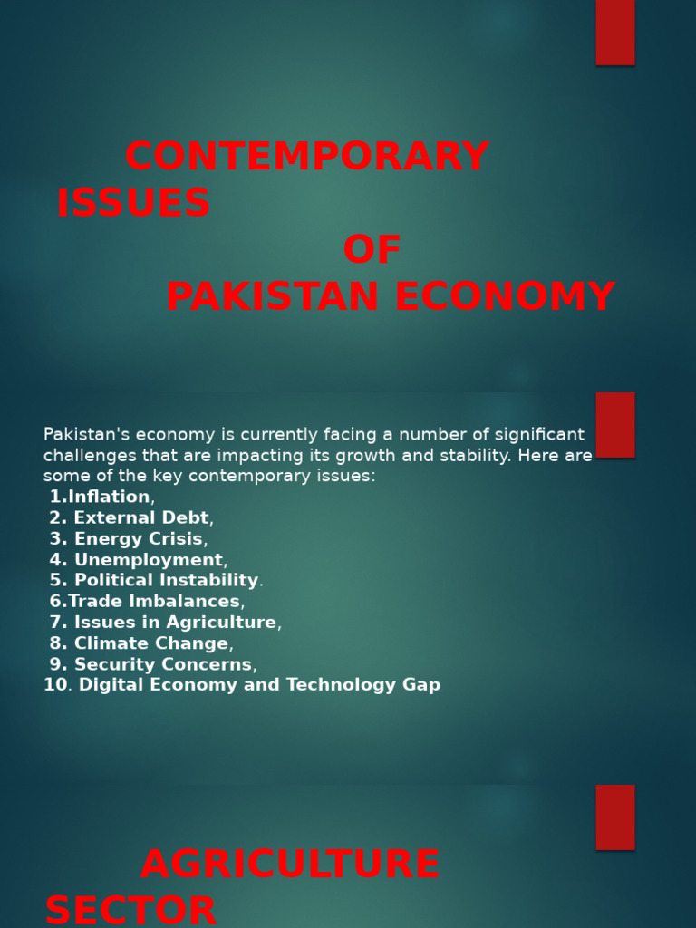 I Contemtary Issue of Economy | PDF | Government Debt | Agriculture