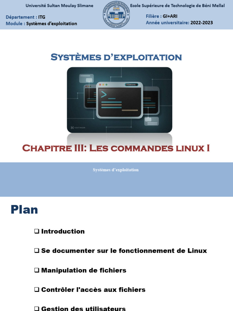 Commandes Linux pour débutants | PDF | Fichier informatique ...