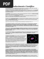 O Conhecimento Científico