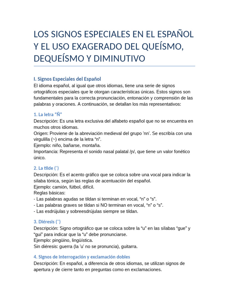 Signos y Errores Comunes en Español | PDF | Lingüística | Comunicación ...
