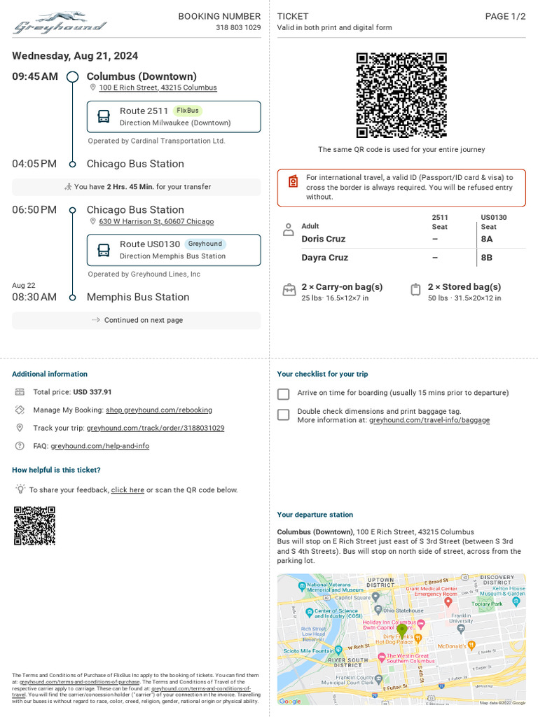 Ticket Columbus Oh Monterrey Nuevo Leon 3188031029 | PDF | Government ...