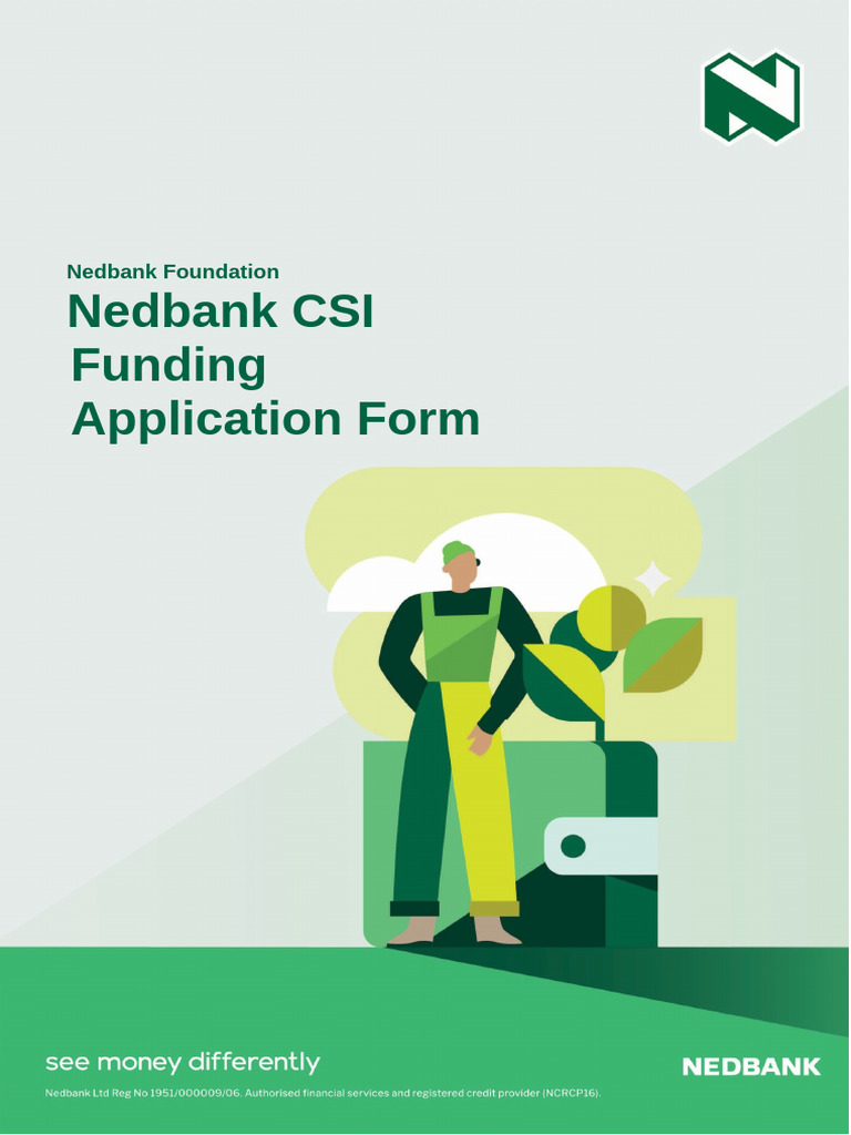 Nedbank CSI Funding Application Guide | PDF | Nonprofit Organization ...