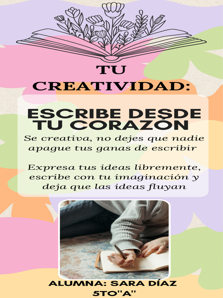 Infografía Consejos de Creatividad Orgánico Floral Rosa - 20250423 ...