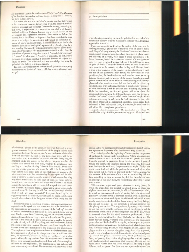 Understanding Discipline and Panopticism | PDF