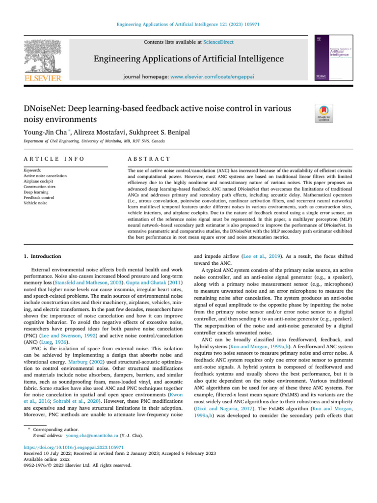 DNoiseNet: Deep Learning-Based Feedback Active Noise Control in Various ...