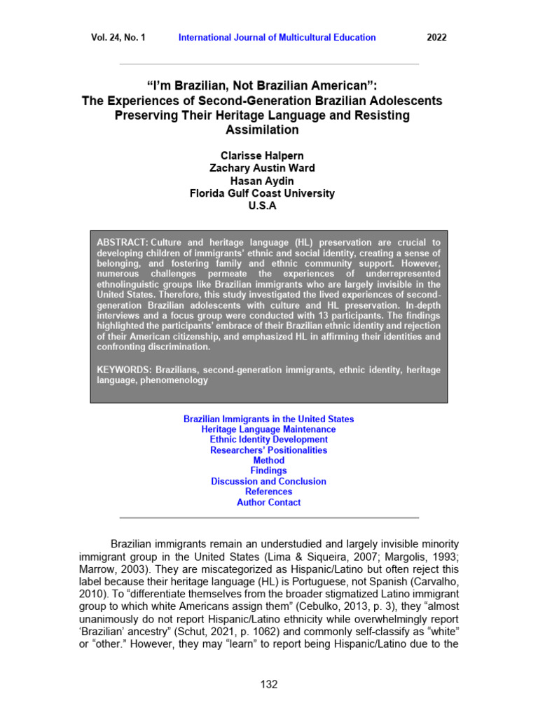 EJ1358142 | PDF | Identity (Social Science) | Immigration