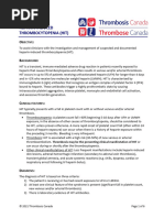 ASH HIT Guidelines | PDF | Thrombosis | Clinical Medicine