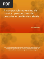 A composição no ensino da música slidesS