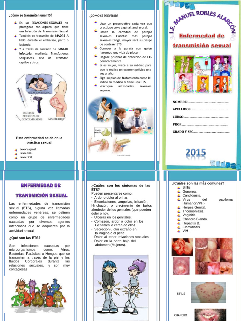 Tripticodetransmisionsexual 150708034848 Lva1 App6891 | PDF | Infección ...
