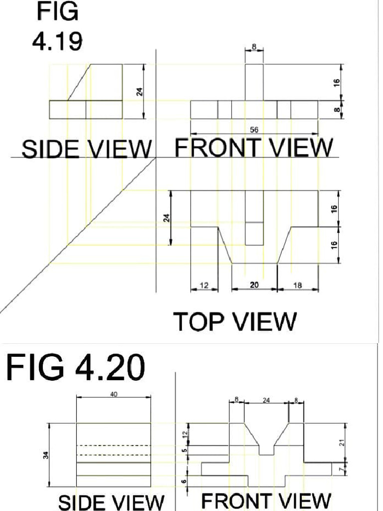 Unit 5 Orthographic Projection | PDF
