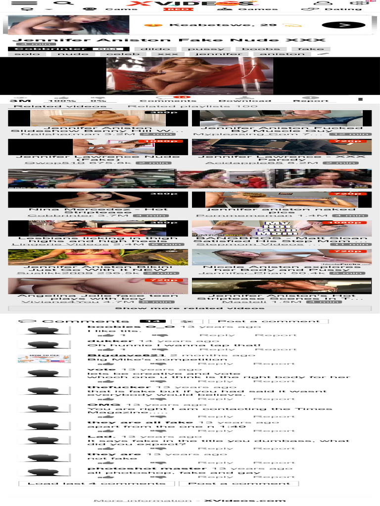 Jennifer Aniston Fake Nude XXX - XVIDEOS PDF