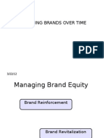 Managing Brands Over Time