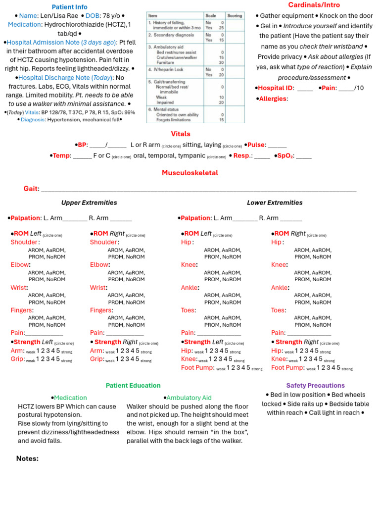 Nursing Simulation Check Off Sheet | PDF | Clinical Medicine | Diseases ...
