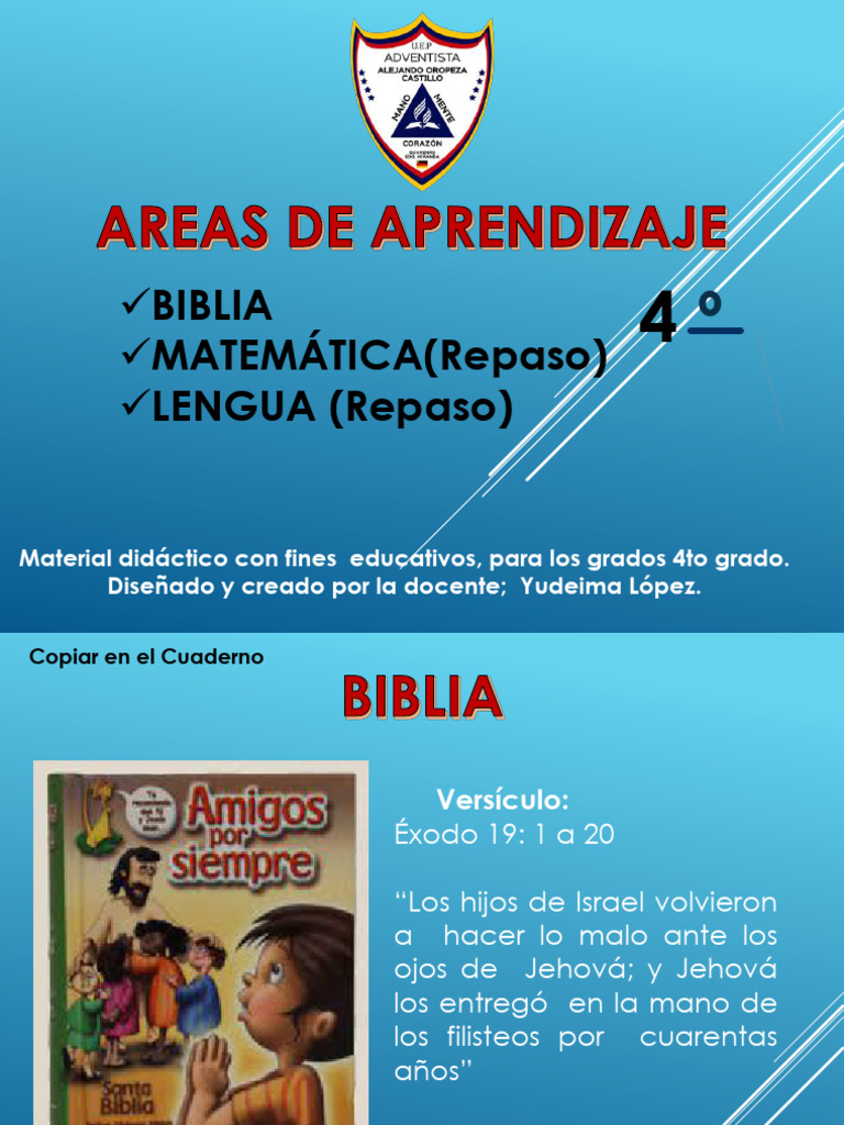 Clase 4to Grado | PDF