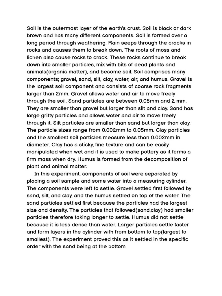 Csec Biology Soil Lab | PDF