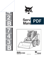 8530114-Bobcat 742b 743b Skid Steer Loader Service Repair Workshop Manual Instant Download