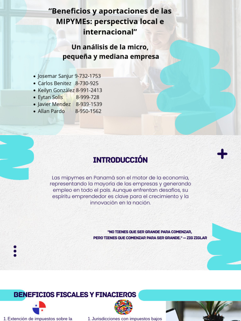 Beneficios de las MIPYMEs en Panamá | PDF | Pequeñas y medianas ...
