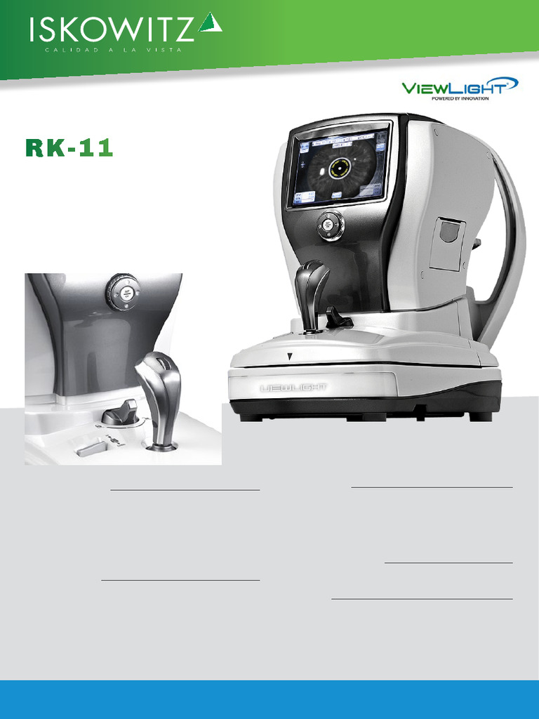 VIEWLIGHT RK-11 Digital | PDF | Córnea | Diodo emisor de luz
