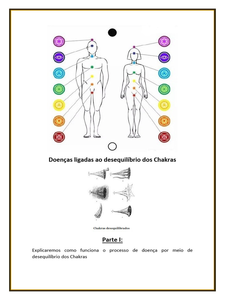 Doenças e Desequilíbrio dos Chakras | PDF | Chacra | Corpo humano