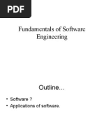 Fundamentals of Software Engineering