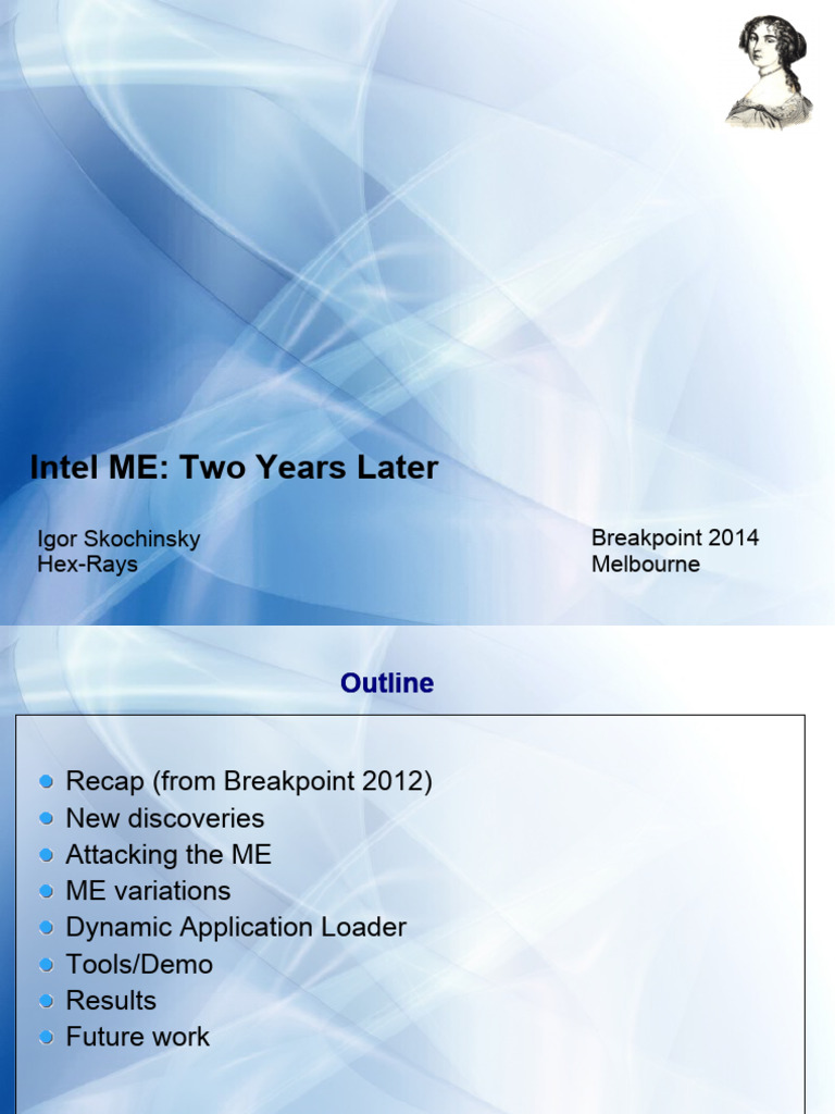 Intel ME Security Insights and Attacks | PDF | Booting | Bios