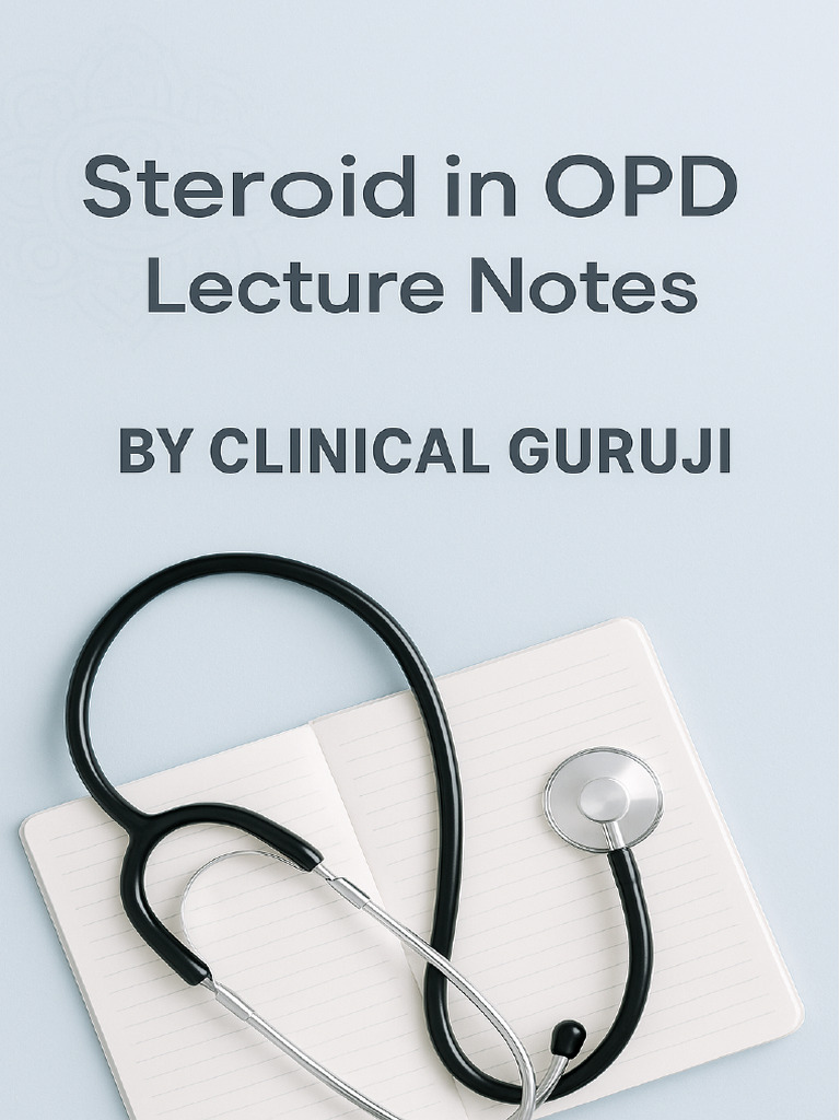 Steroid Guidelines for OPD Practice | PDF | Topical Medication ...