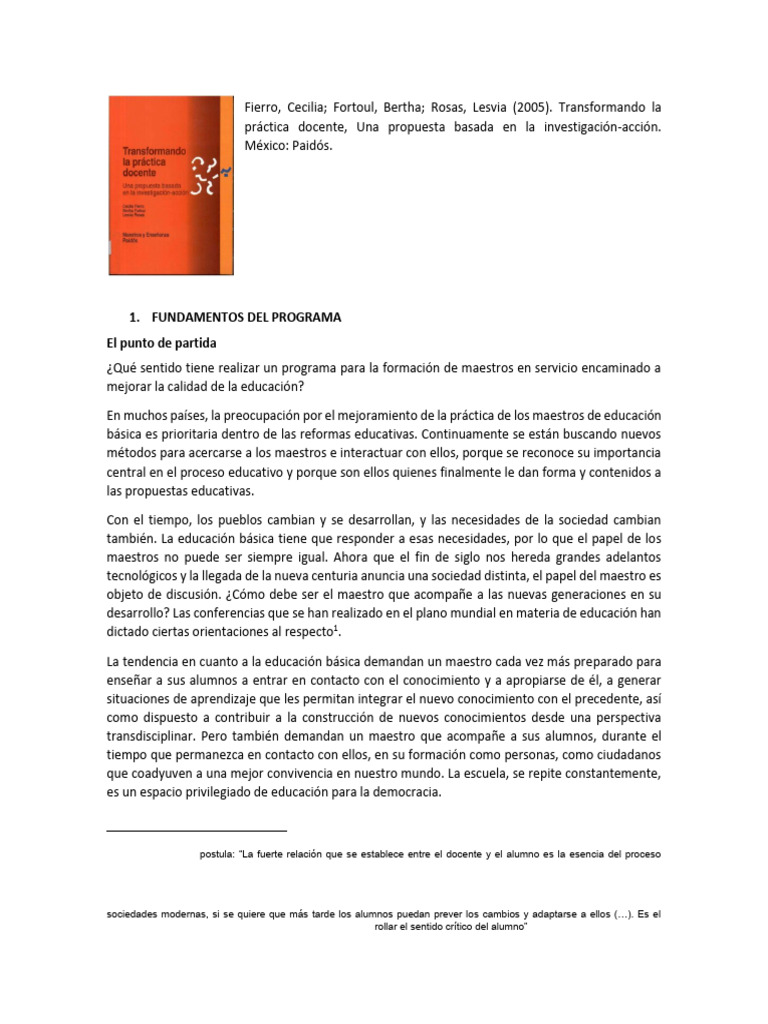 Innovación en la práctica docente | PDF | Enseñando | Maestros