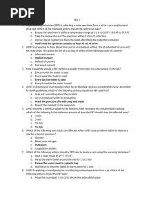 Phlebotomy Practice Test 2