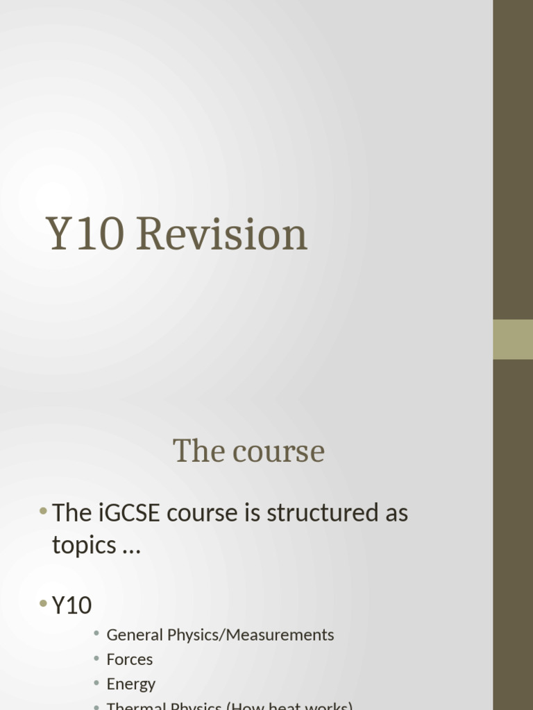 Y10 Revision 3 | PDF | Gases | Temperature