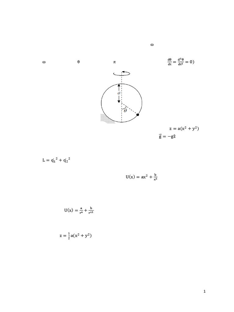 Classical Mechanics Assignment and Work Sheet - Three | PDF | Rotation ...