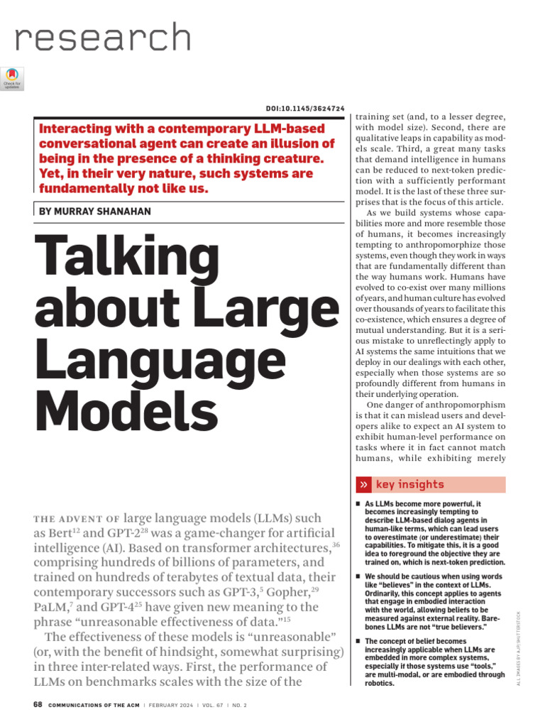 Understanding Large Language Models | PDF | Knowledge | Artificial ...