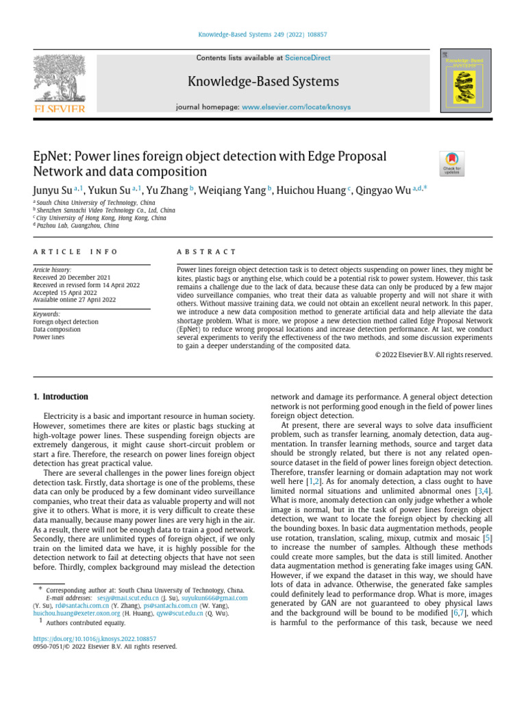 Deep Learning for Power Line Detection | PDF | Deep Learning | Image ...