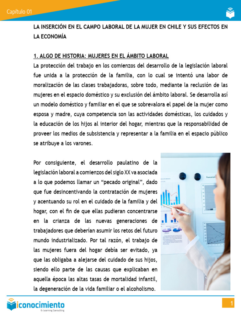 Inserción laboral femenina en Chile | PDF | Mujer | Derecho laboral