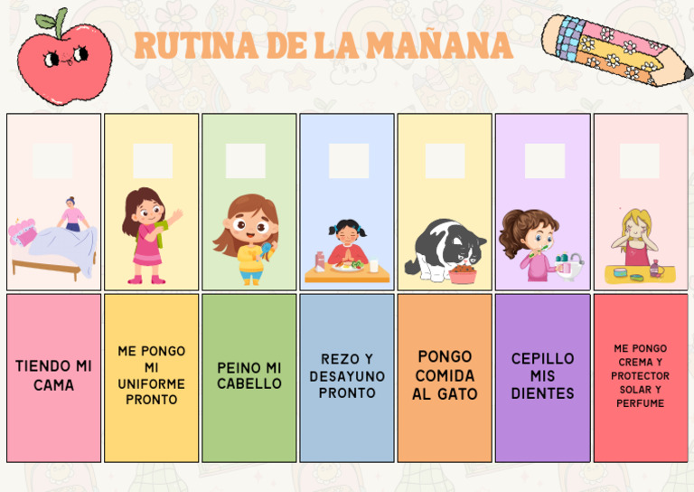 Rutina Diaria De Ma ana Para Ni os PDF