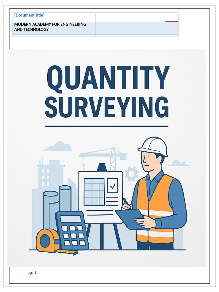 CH.5 Quantity and Surveying FINAL | PDF