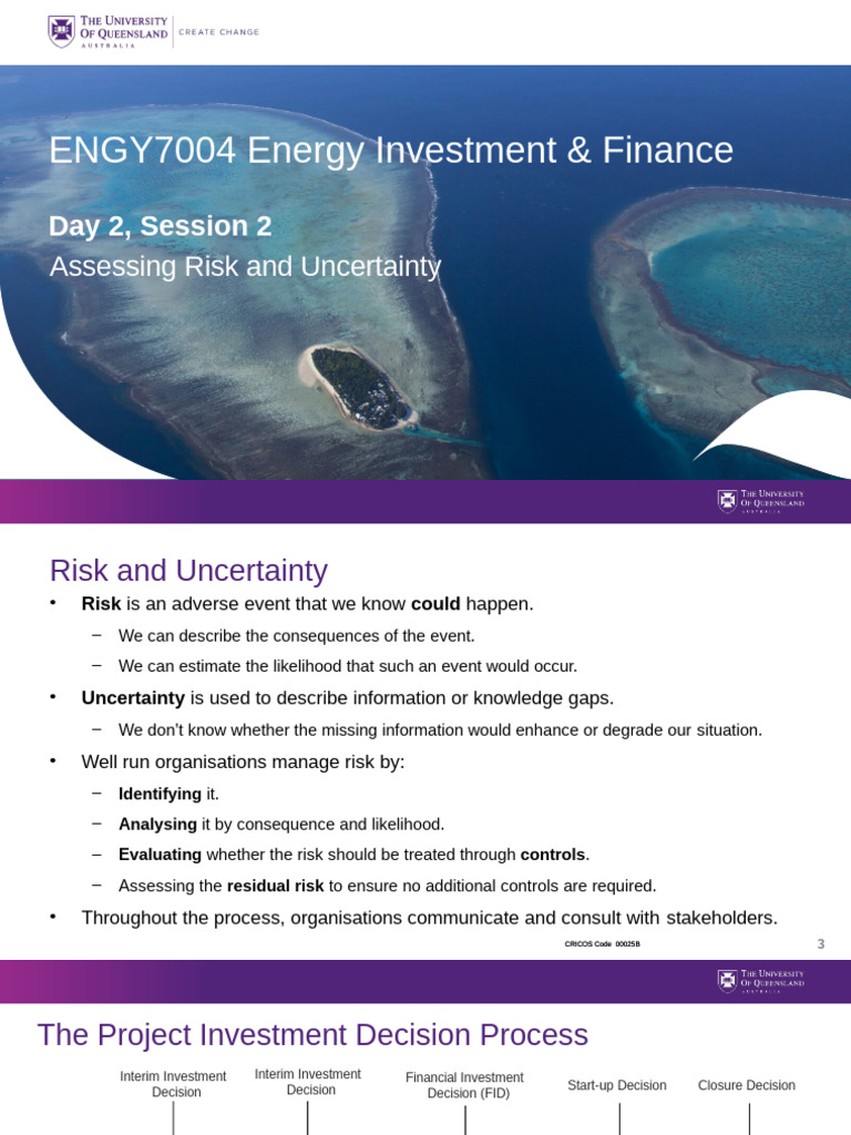 Risk Assessment in Energy Projects | PDF | Risk | Risk Assessment
