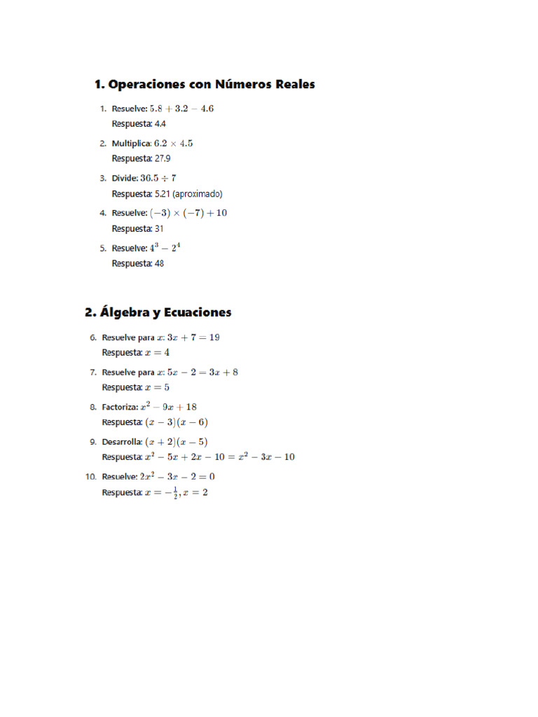 Ejercicios 2 | PDF