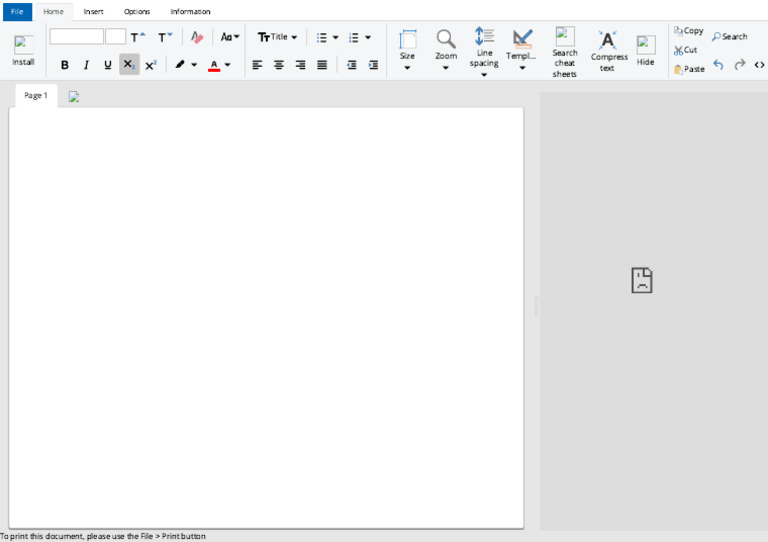 OPERATING SYSTEM - Cheat-Sheet Editor | PDF